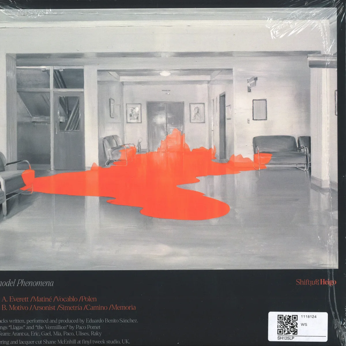 Back cover — Shifting Heigo — TO MODEL PHENOMENA LP
