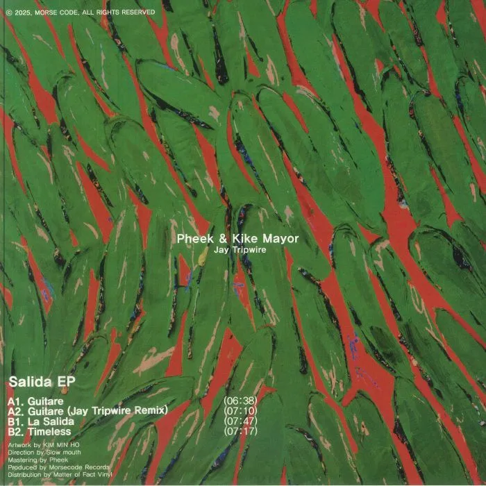 Обратная сторона обложки — PHEEK / KIKE MAYOR / JAY TRIPWIRE — Salida EP