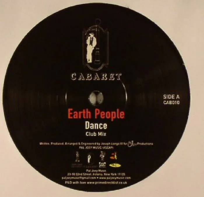 Лицевая сторона обложки — EARTH PEOPLE — Dance