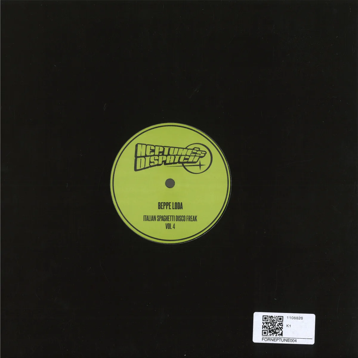 Back cover — Beppe Loda — Beppe Loda's Italian Spaghetti Disco Freak Vol 4 EP