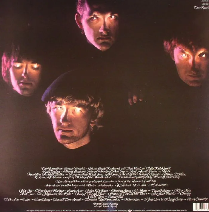 Back cover — The DAMNED — The Black Album