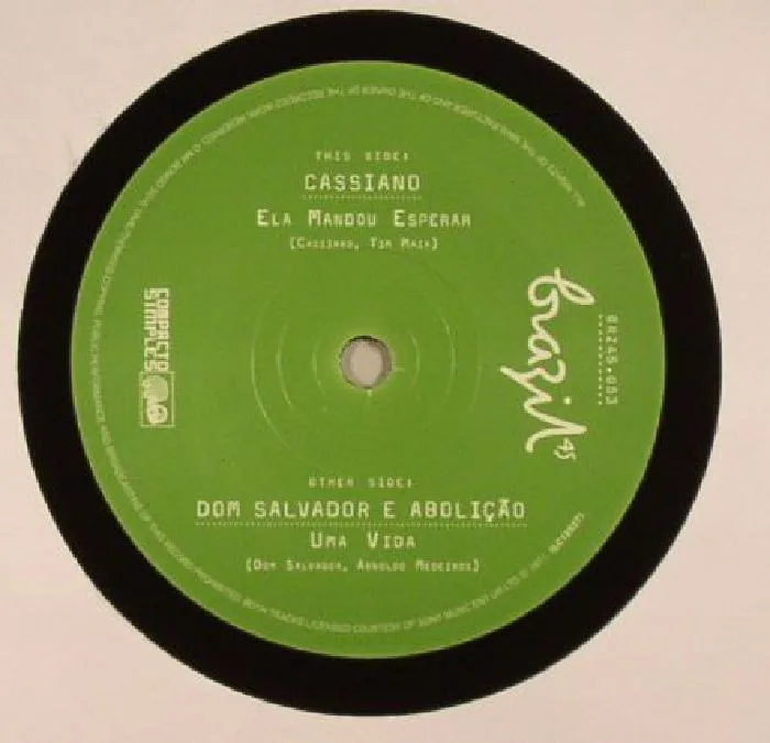 CASSIANO / DOM SALVADOR E ABOLICAO — Ela Mandou Esperar
