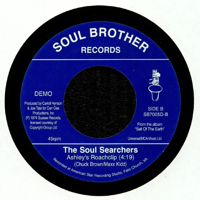 Back cover — The SOUL SEARCHERS — Blow Your Whistle