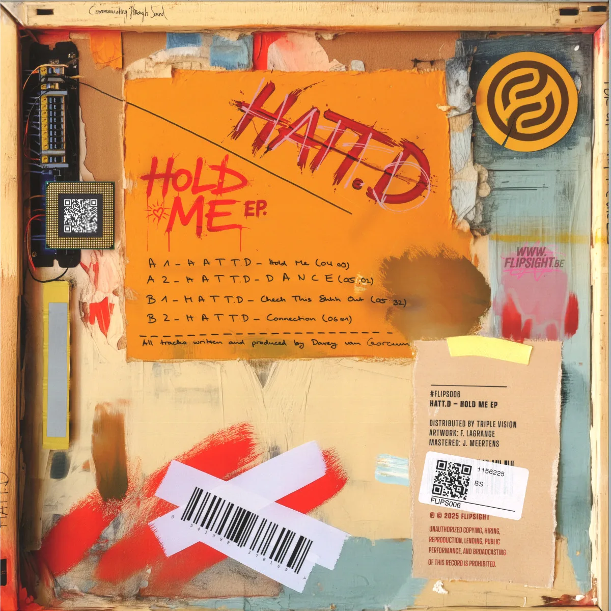 Back cover — HATT.D — Hold Me EP