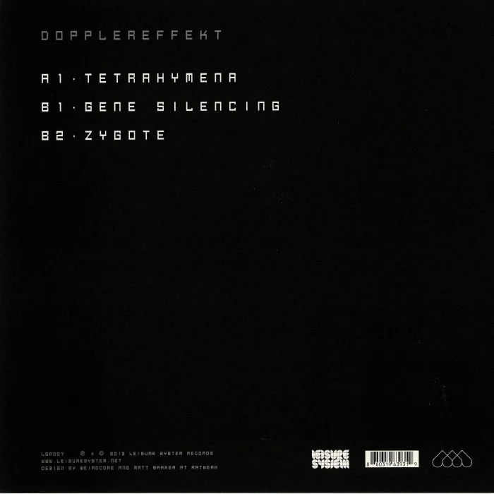 Back cover — DOPPLEREFFEKT — Tetrahymena