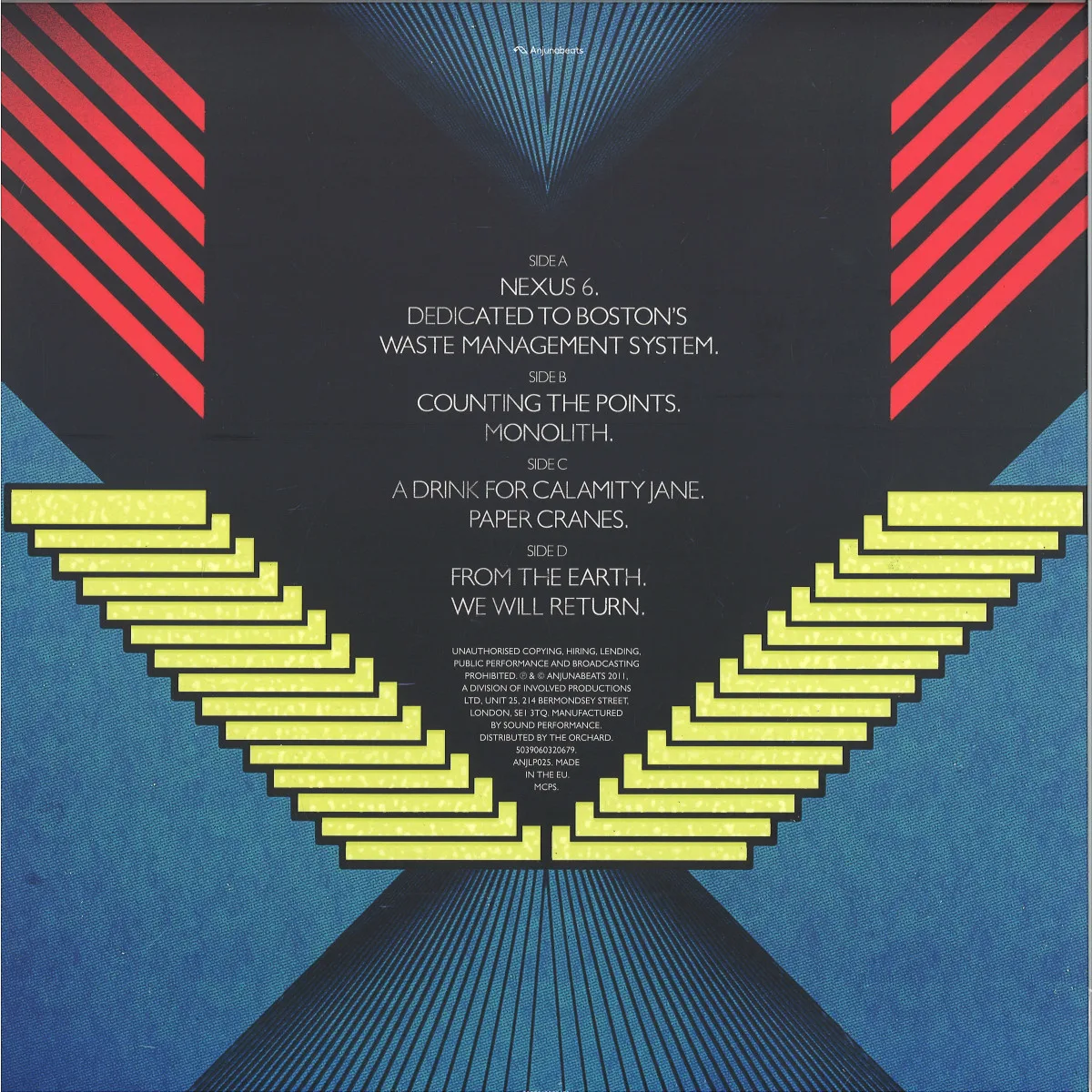Back cover — Andrew Bayer — ITS ARTIFICIAL LP 2x12"