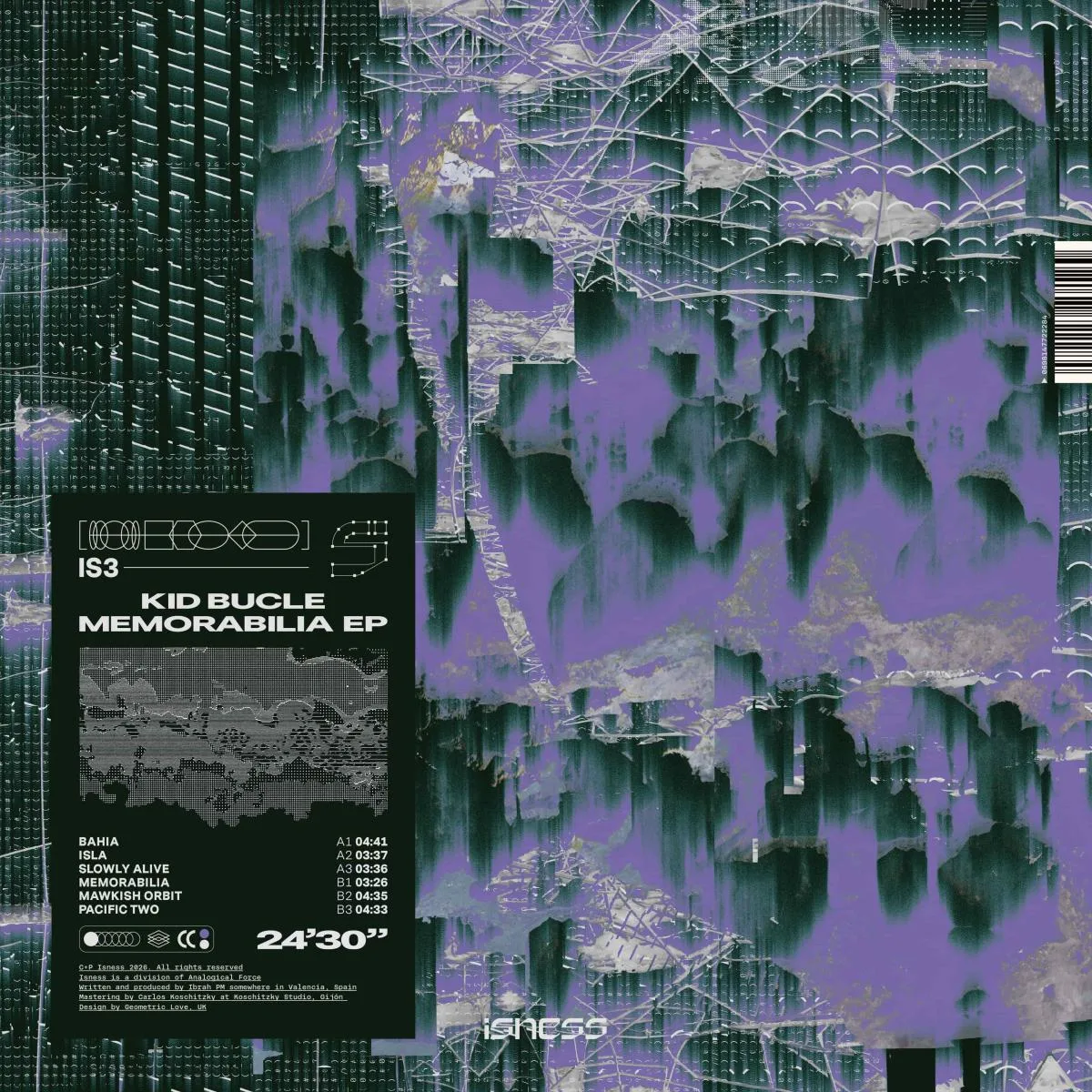 Обратная сторона обложки — Kid Bucle — Memorabilia EP