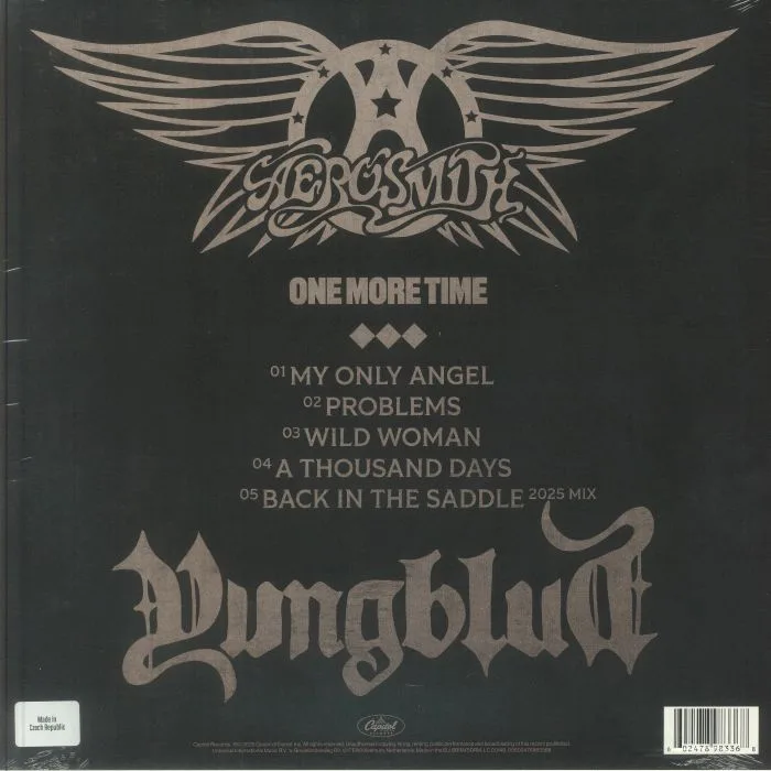 Back cover — AEROSMITH / YUNGBLUD — One More Time