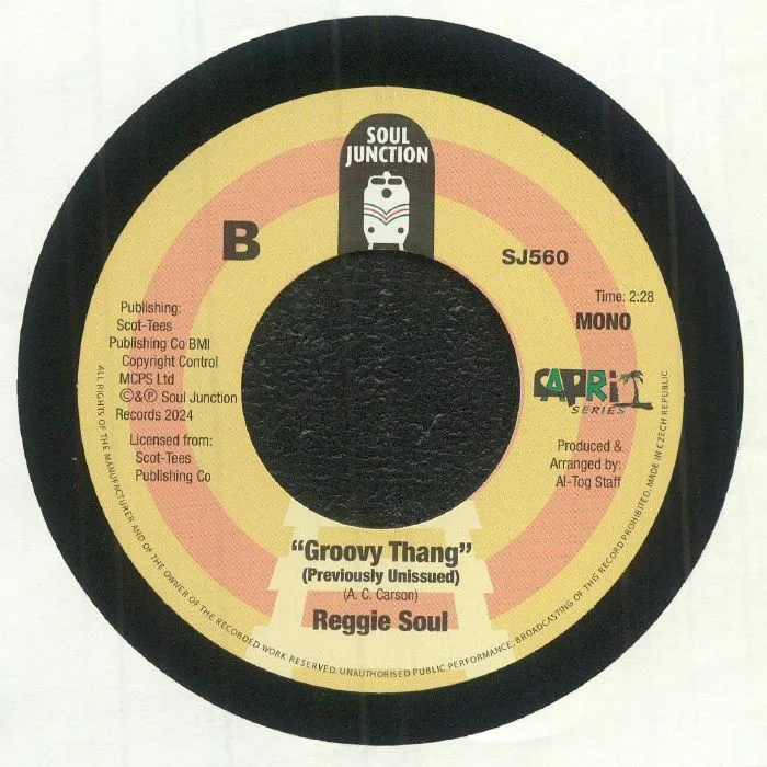 Back cover — Reggie SOUL — So Many Miles Away
