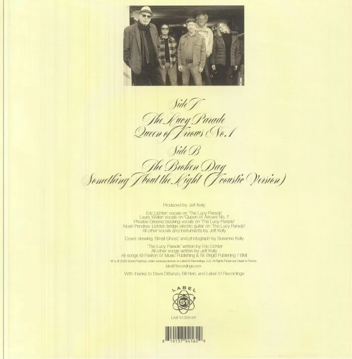 Back cover — The GREEN PAJAMAS — Lucy Parade