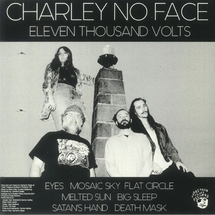 Обратная сторона обложки — CHARLEY NO FACE — Eleven Thousand Volts