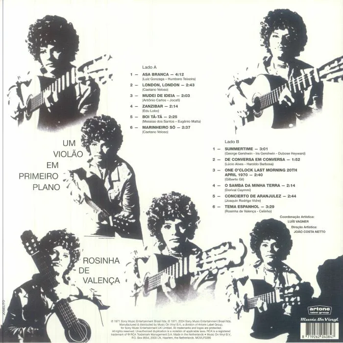Обратная сторона обложки — Rosinha DE VALENCA — Um Violao Em Primeiro Plano (reissue)