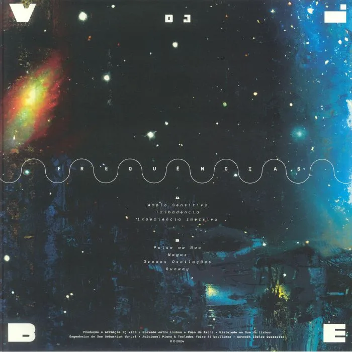 Back cover — DJ VIBE — Frequencias