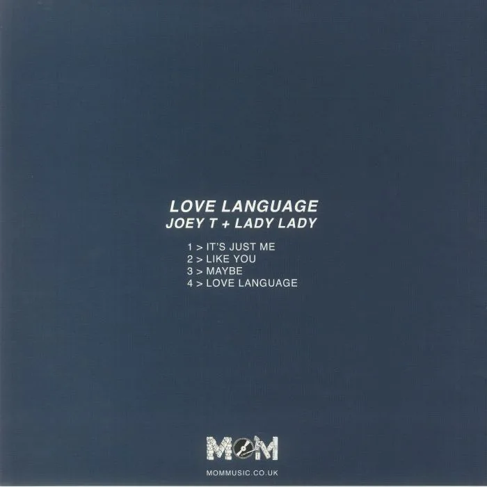 Обратная сторона обложки — JOEY T / LADY LADY — Love Language