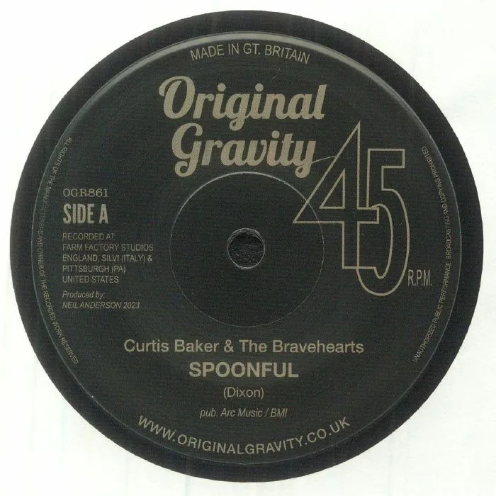Curtis BAKER & THE BRAVEHEARTS — Spoonful