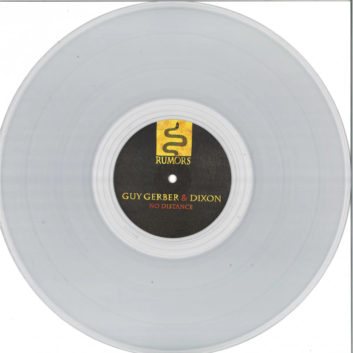 Guy Gerber & Dixon — No Distance (Clear Vinyl Repress)