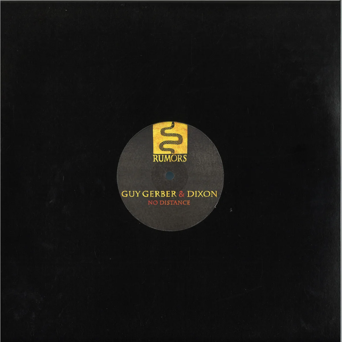 Back cover — Guy Gerber & Dixon — No Distance (Clear Vinyl Repress)