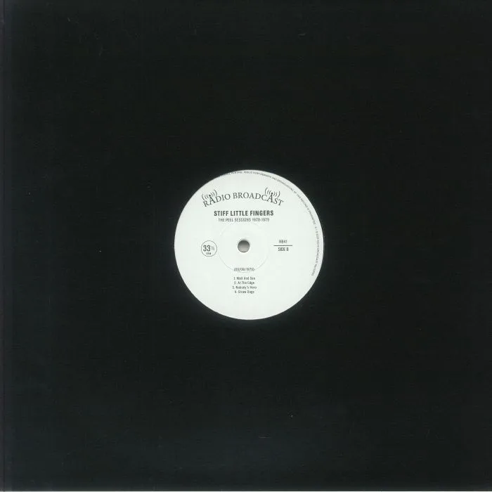 Обратная сторона обложки — STIFF LITTLE FINGERS — The Peel Sessions 1978-1979