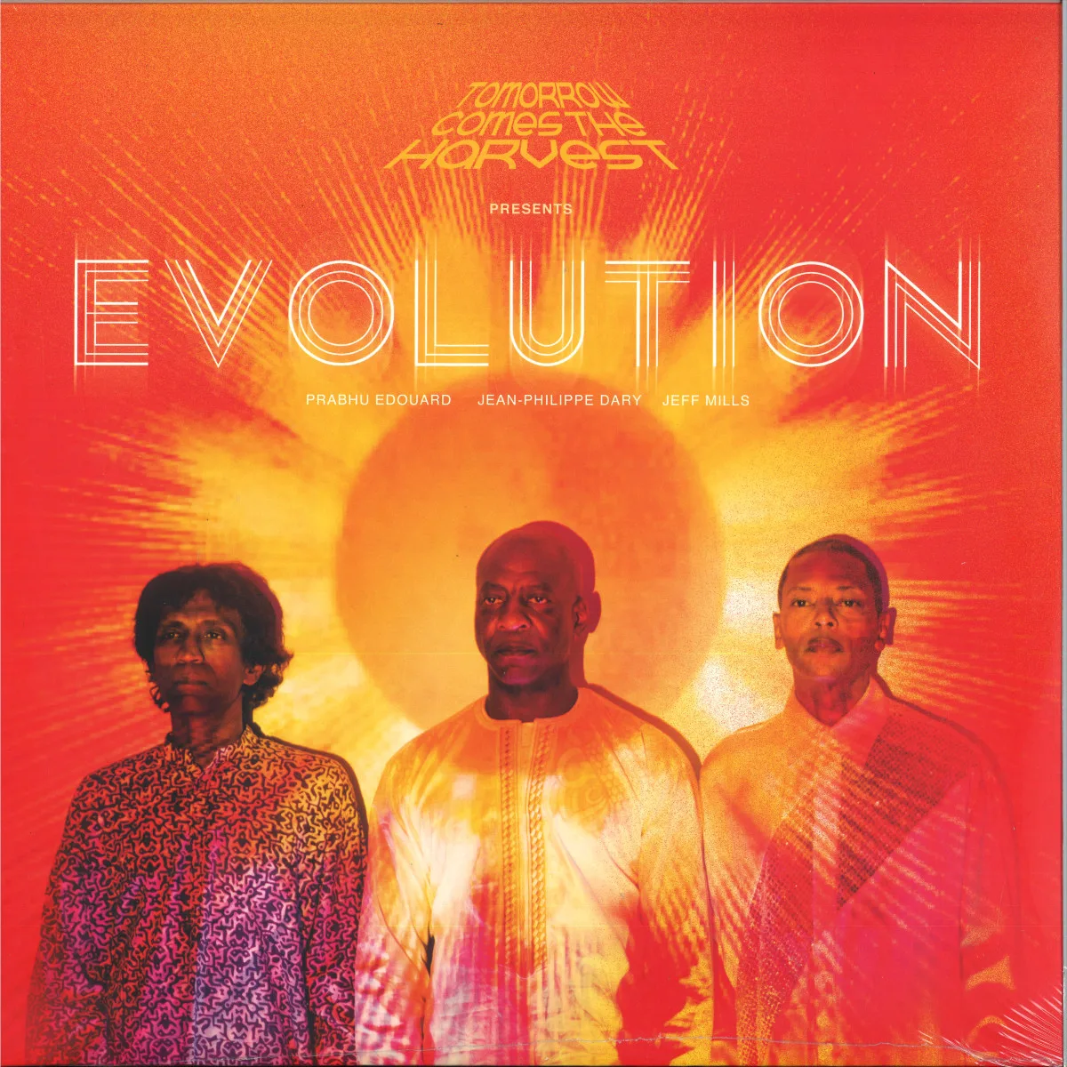 Front cover — Tomorrow Comes The Harvest — EVOLUTION 2x12"