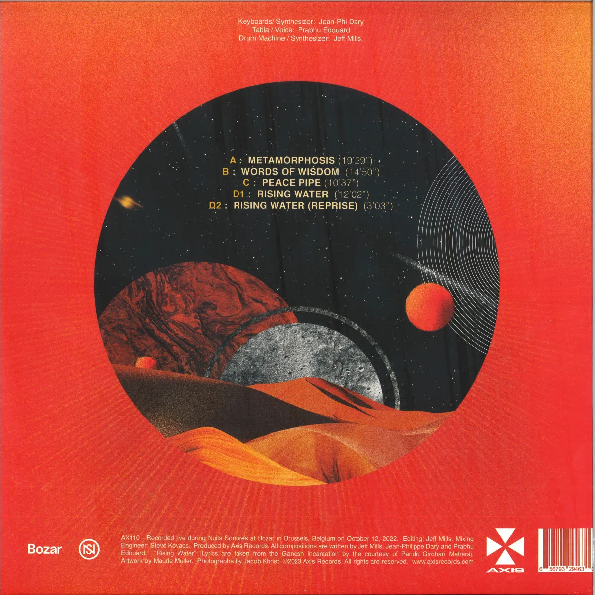 Back cover — Tomorrow Comes The Harvest — EVOLUTION 2x12"