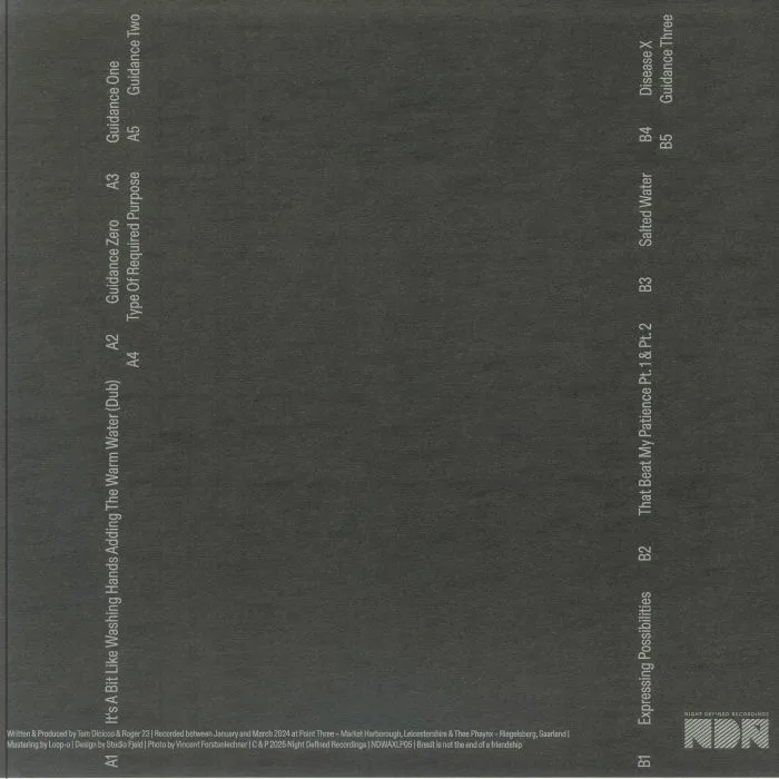 Back cover — Tom DICICCO / ROGER 23 — Parental Guidance