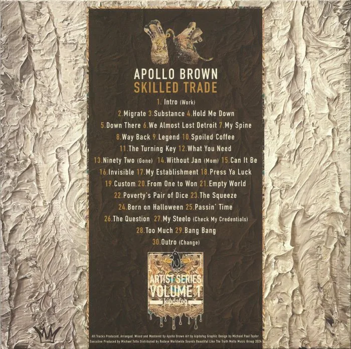 Back cover — Apollo BROWN — Skilled Trade