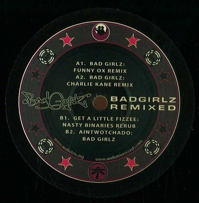 Back cover — Bad Girlz,Funny Ox,Charlie Kane — Badgirlz Remixed
