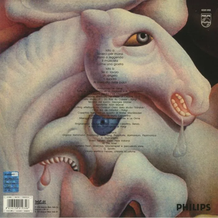 Back cover — LE ORME — Storia O Leggenda (B-STOCK)