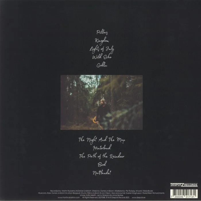 Back cover — Martin RUBASHOV — Members Of The Green Phlox