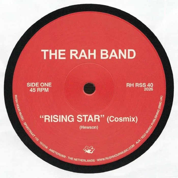 Front cover — The RAH BAND — Rising Star