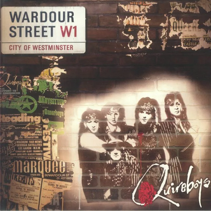 Лицевая сторона обложки — The QUIREBOYS — Wardour Street