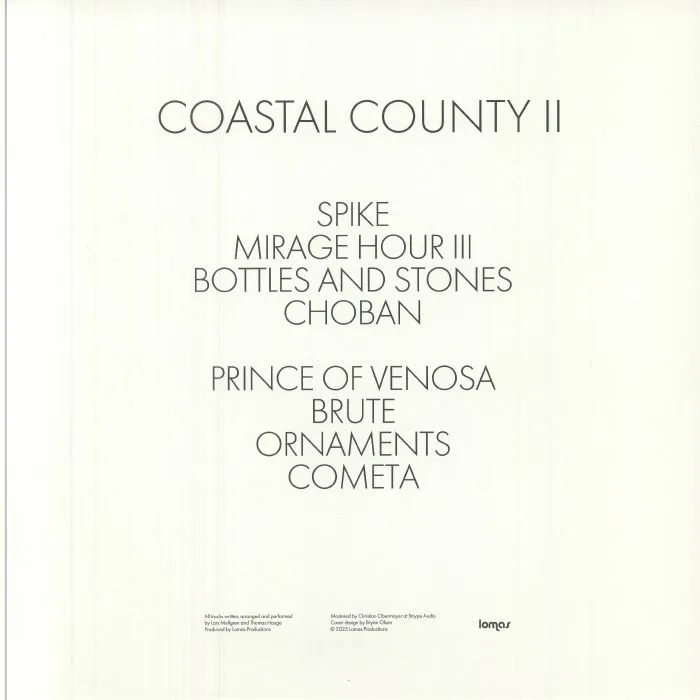 Back cover — COASTAL COUNTY — Coastal County II
