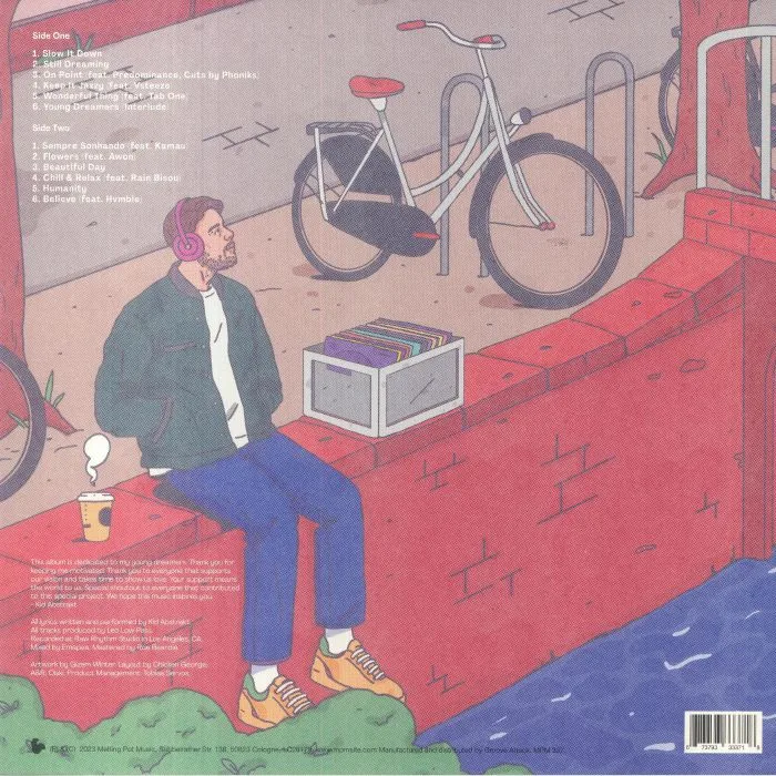 Back cover — KID ABSTRAKT / LEO LOW PASS — Still Dreaming