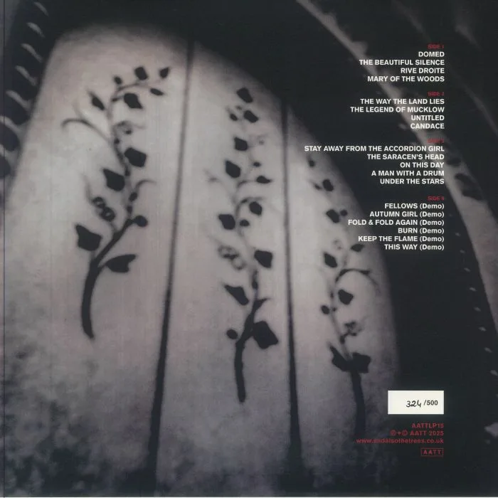 Back cover — AND ALSO THE TREES — (Listen For) The Rag & Bone Man