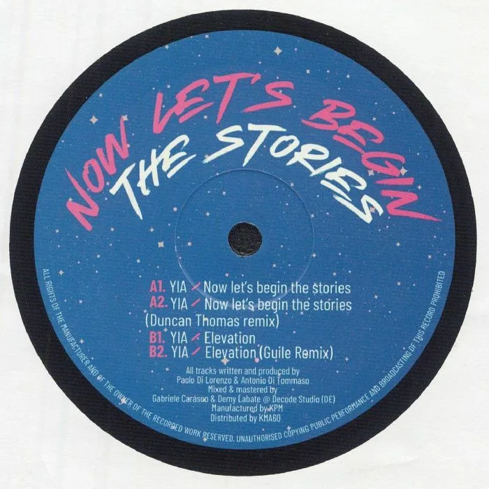 Back cover — YIA — Now Let's Begin The Stories