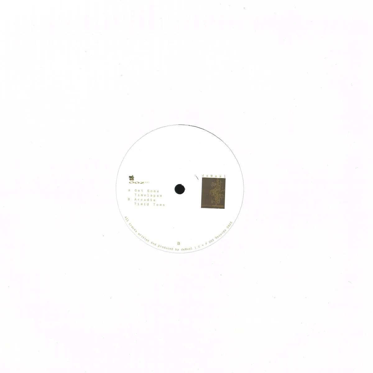 Back cover — DEWAAL — OOZ 005