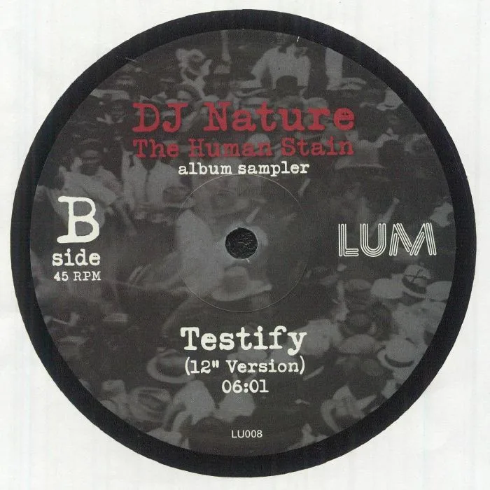 Обратная сторона обложки — DJ NATURE — LP Sampler