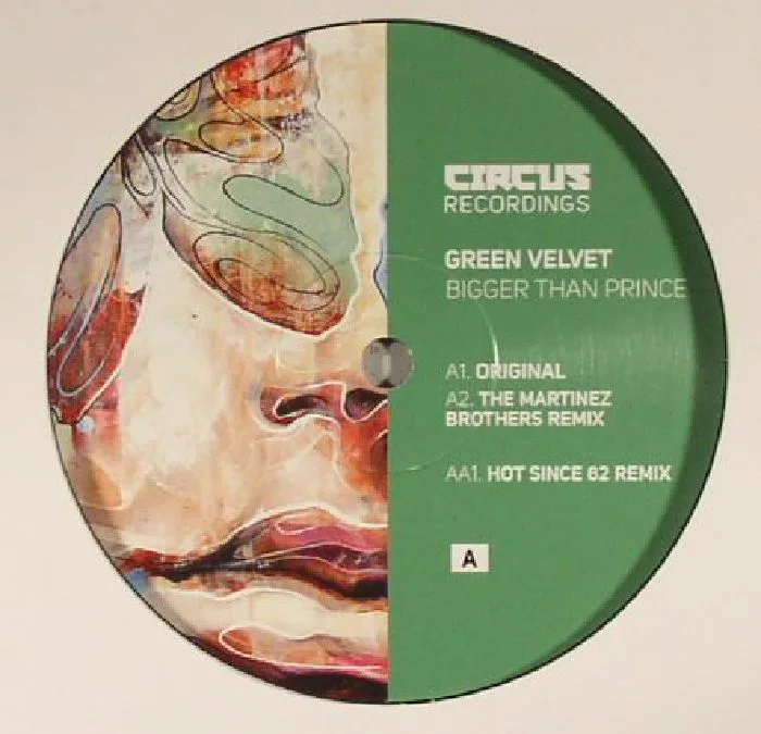 Лицевая сторона обложки — GREEN VELVET — Bigger Than Prince