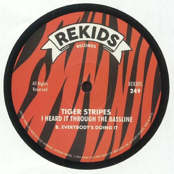 Обратная сторона обложки — Tiger Stripes — I Heard It Through The Bassline