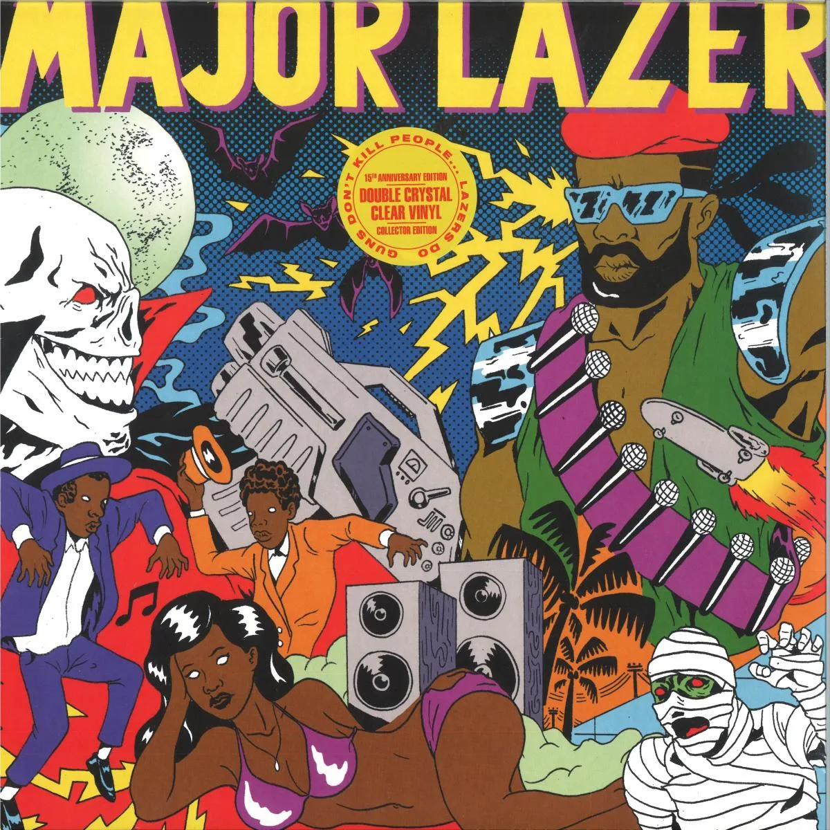 MAJOR LAZER — GUNS DON’T KILL PEOPLE..LAZERS DO LP 2x12"