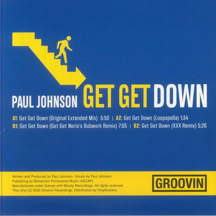 Back cover — Paul JOHNSON — Get Get Down