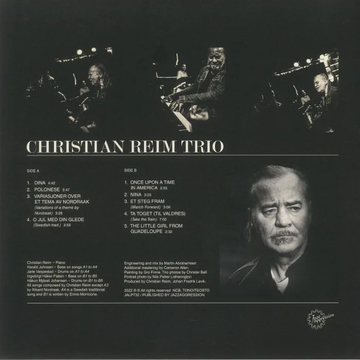 Обратная сторона обложки — CHRISTIAN REIM TRIO — Christian Reim Trio