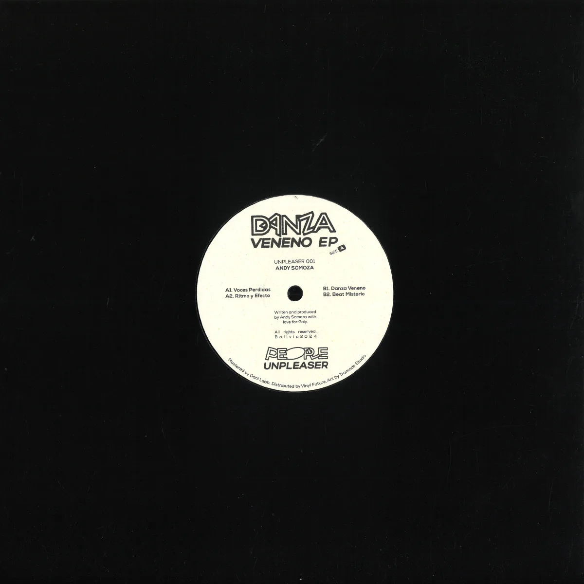 Back cover — Andy Somoza — Danza Veneno EP