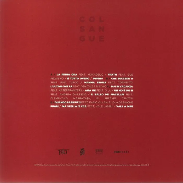Back cover — NTO — Col Sangue