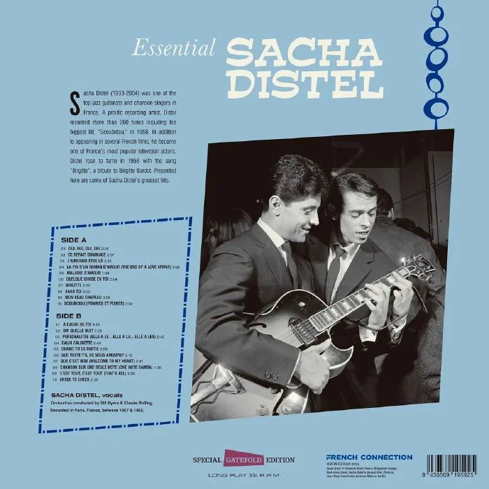 Back cover — Sacha DISTEL — Essential