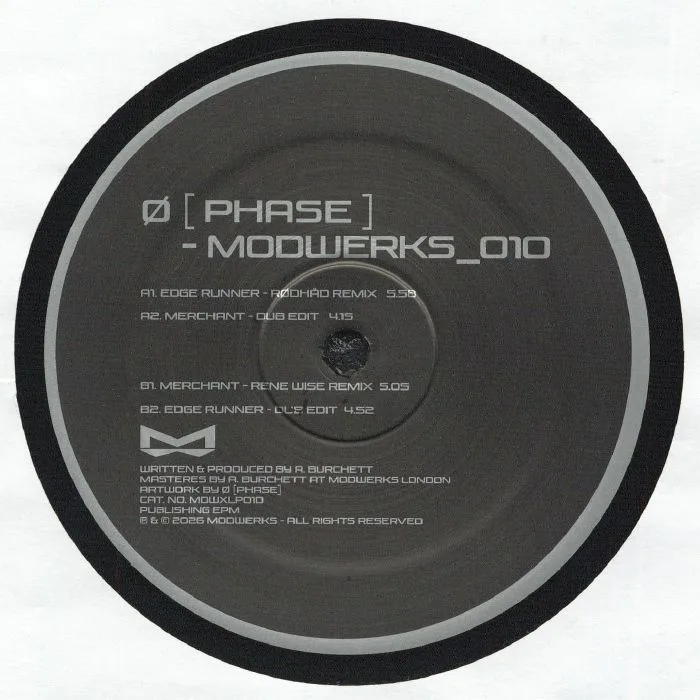 Back cover — O aka PHASE — Modwerks 10