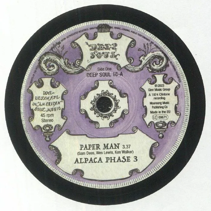 ALPACA PHASE III / SAM DEES — Paper Man