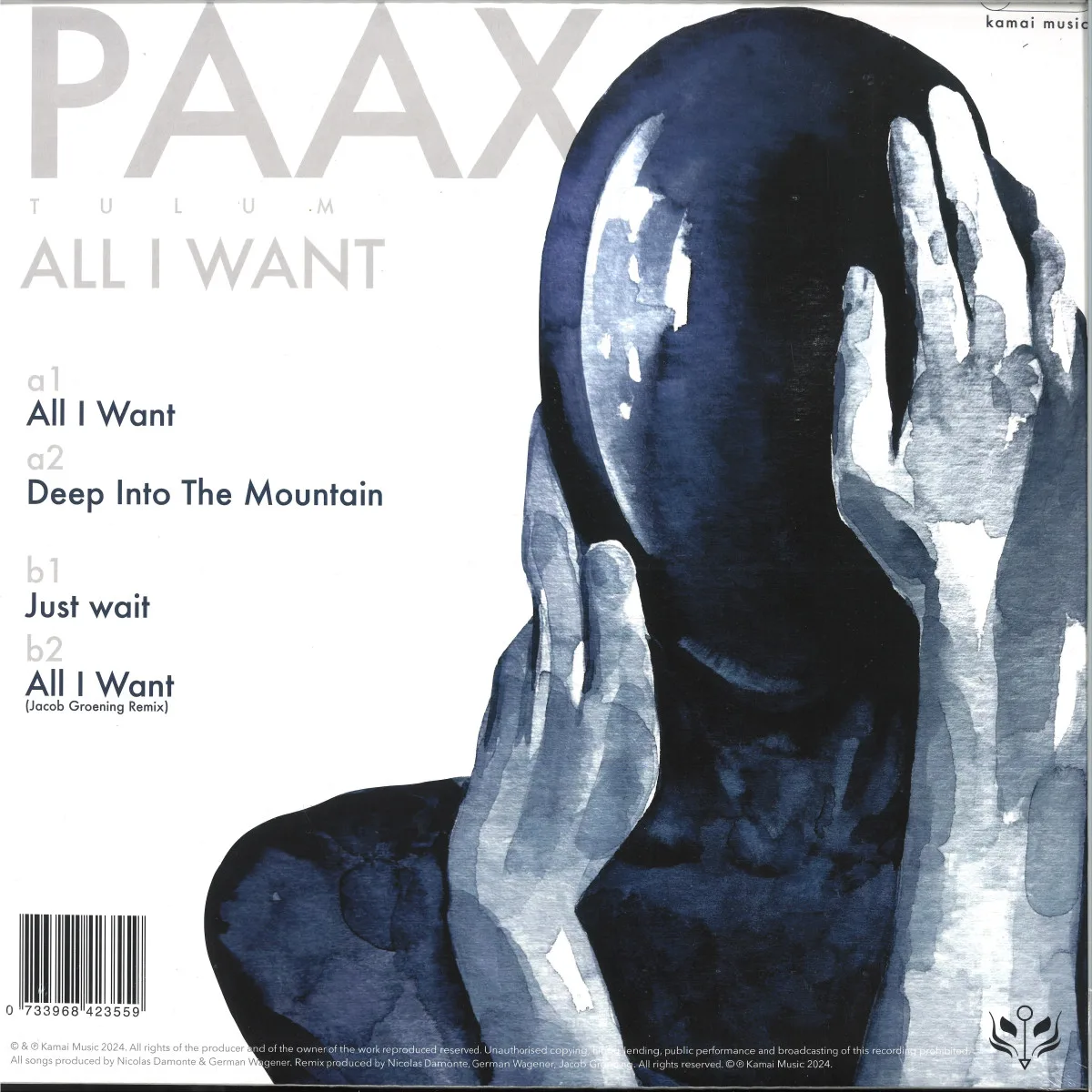 Back cover — Paax (Tulum) — All I Want