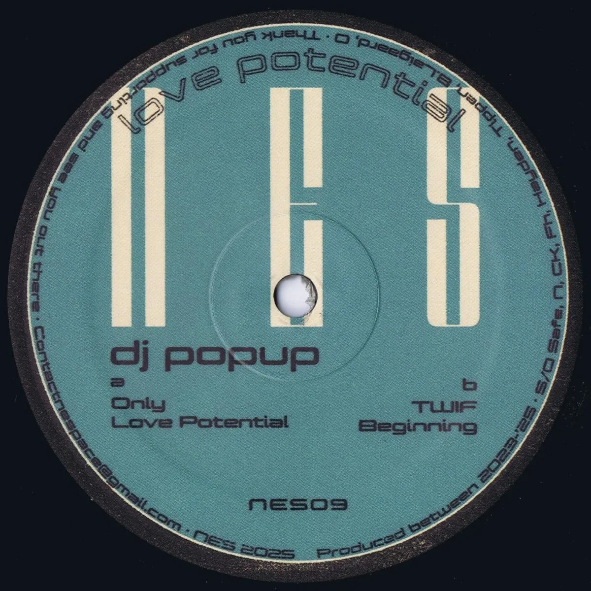 Лицевая сторона обложки — DJ Popup — Love Potential