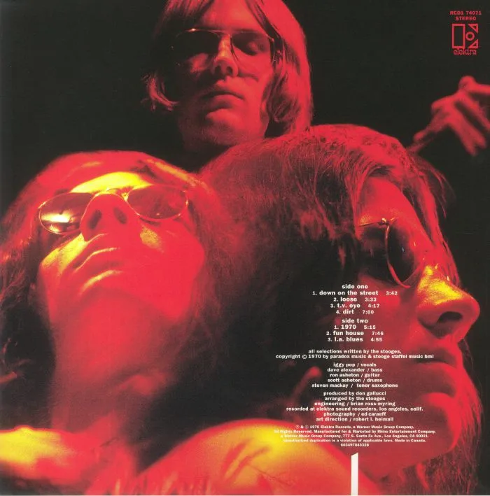 Back cover — The STOOGES — Funhouse (Rocktober 2022)